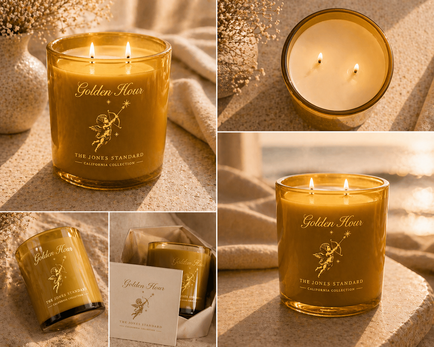 Golden Hour – 14 oz Luxury Candle | Coconut Soy Wax | The Jones Standard
