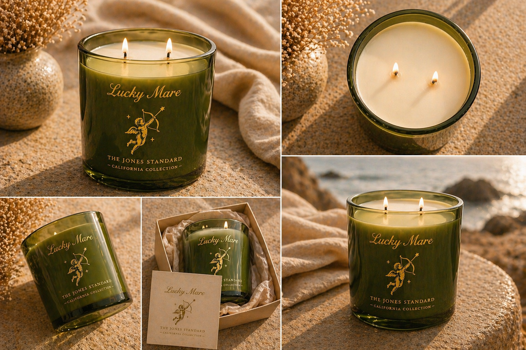 Lucky Mare – 14 oz Luxury Candle | Honey, Gardenia, Leather & Whiskey